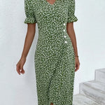 Sierra | Short Sleeve Floral Print Dress