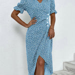 Sierra | Short Sleeve Floral Print Dress