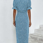 Sierra | Short Sleeve Floral Print Dress