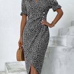 Sierra | Short Sleeve Floral Print Dress