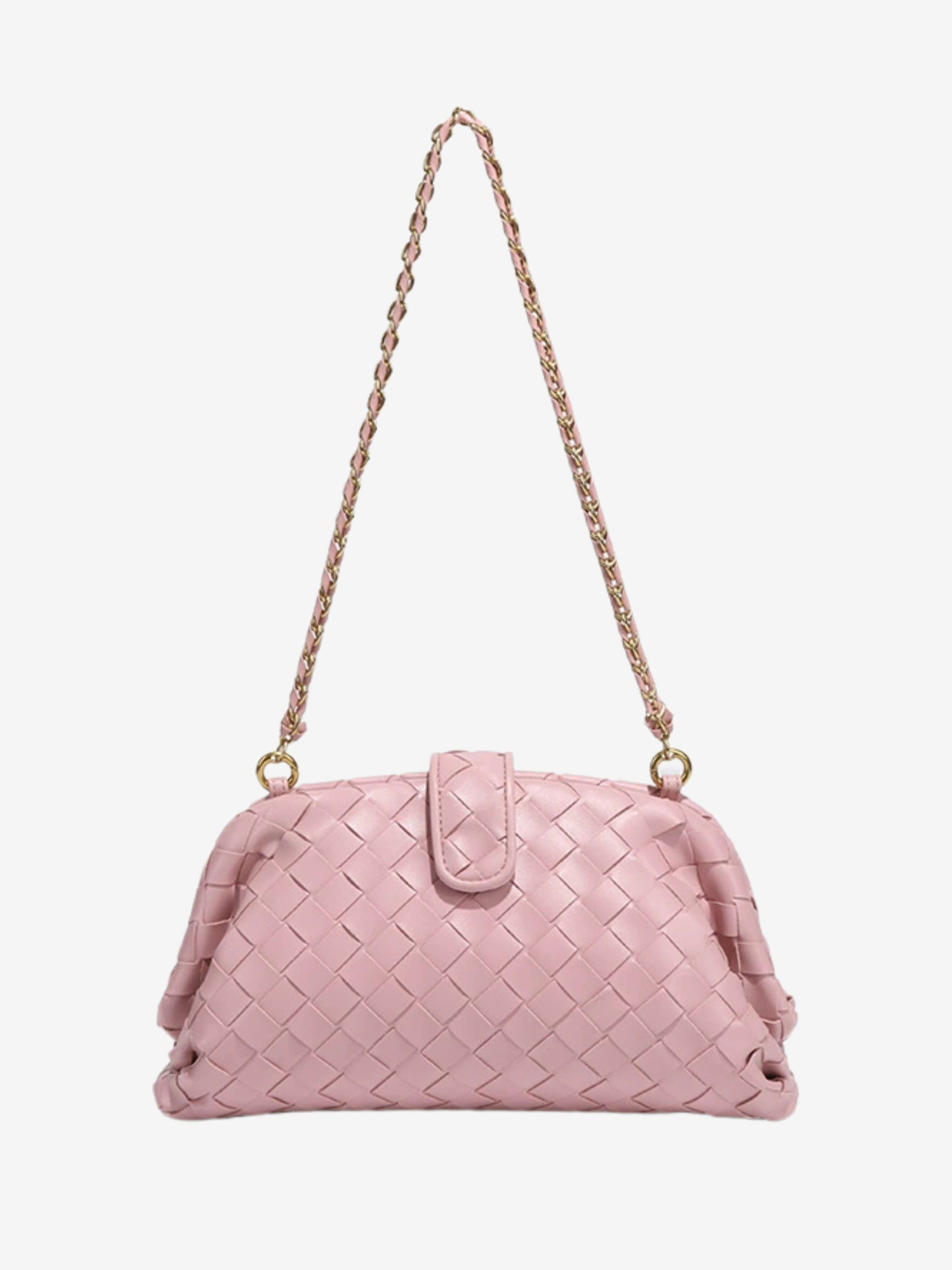 Meline Woven Chain Bag