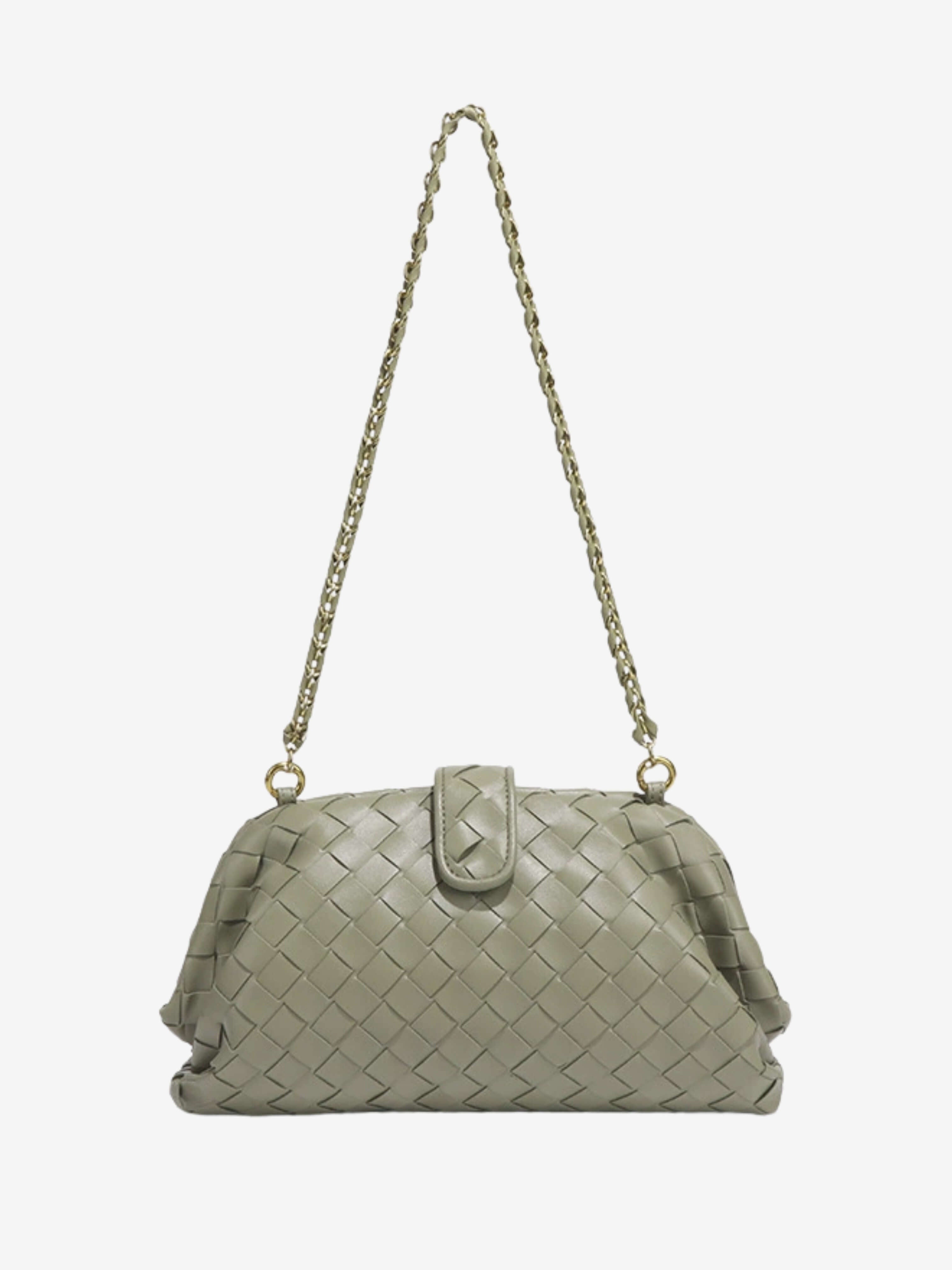 Meline Woven Chain Bag