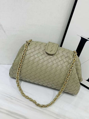 Meline Woven Chain Bag