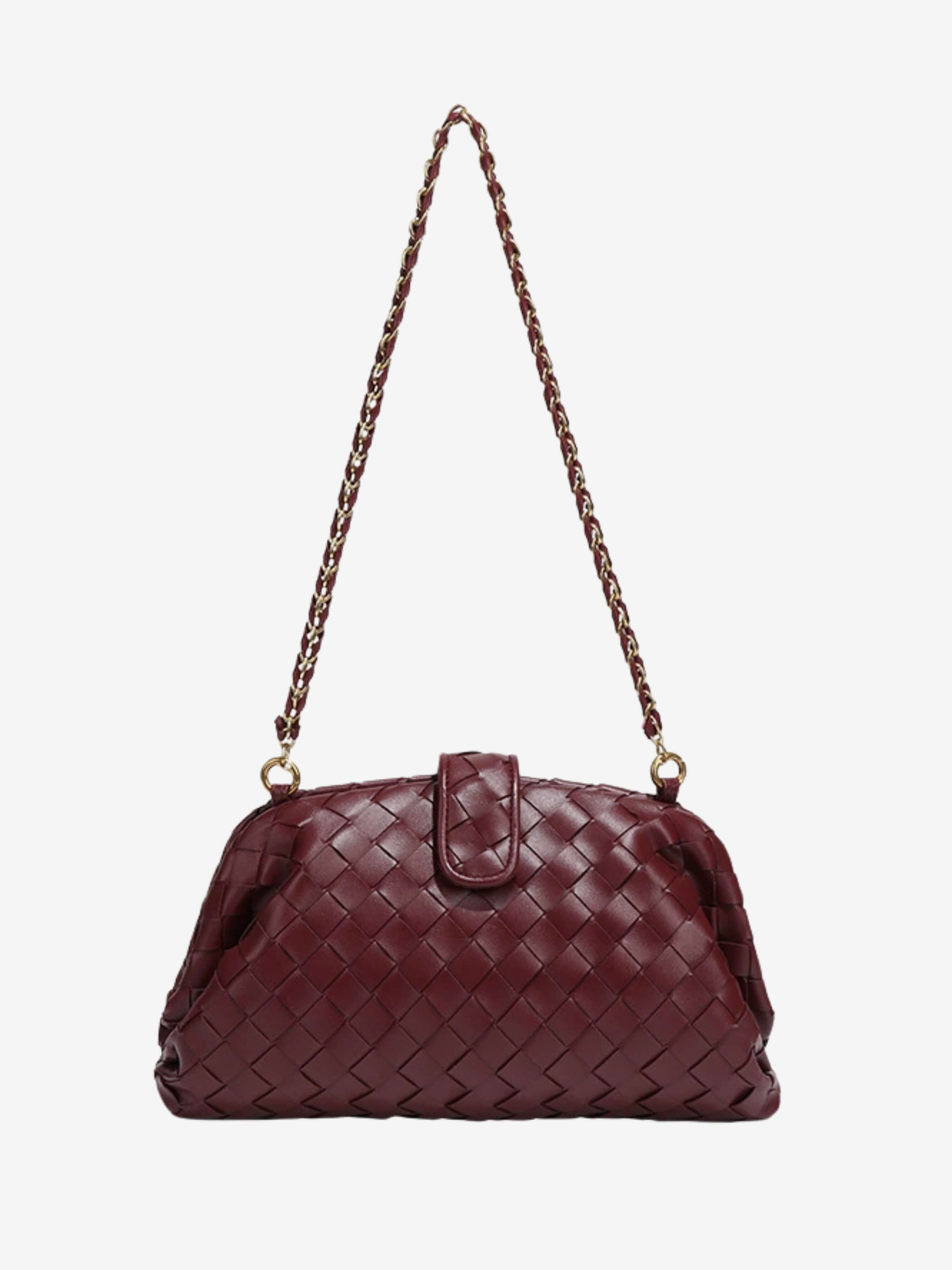 Meline Woven Chain Bag