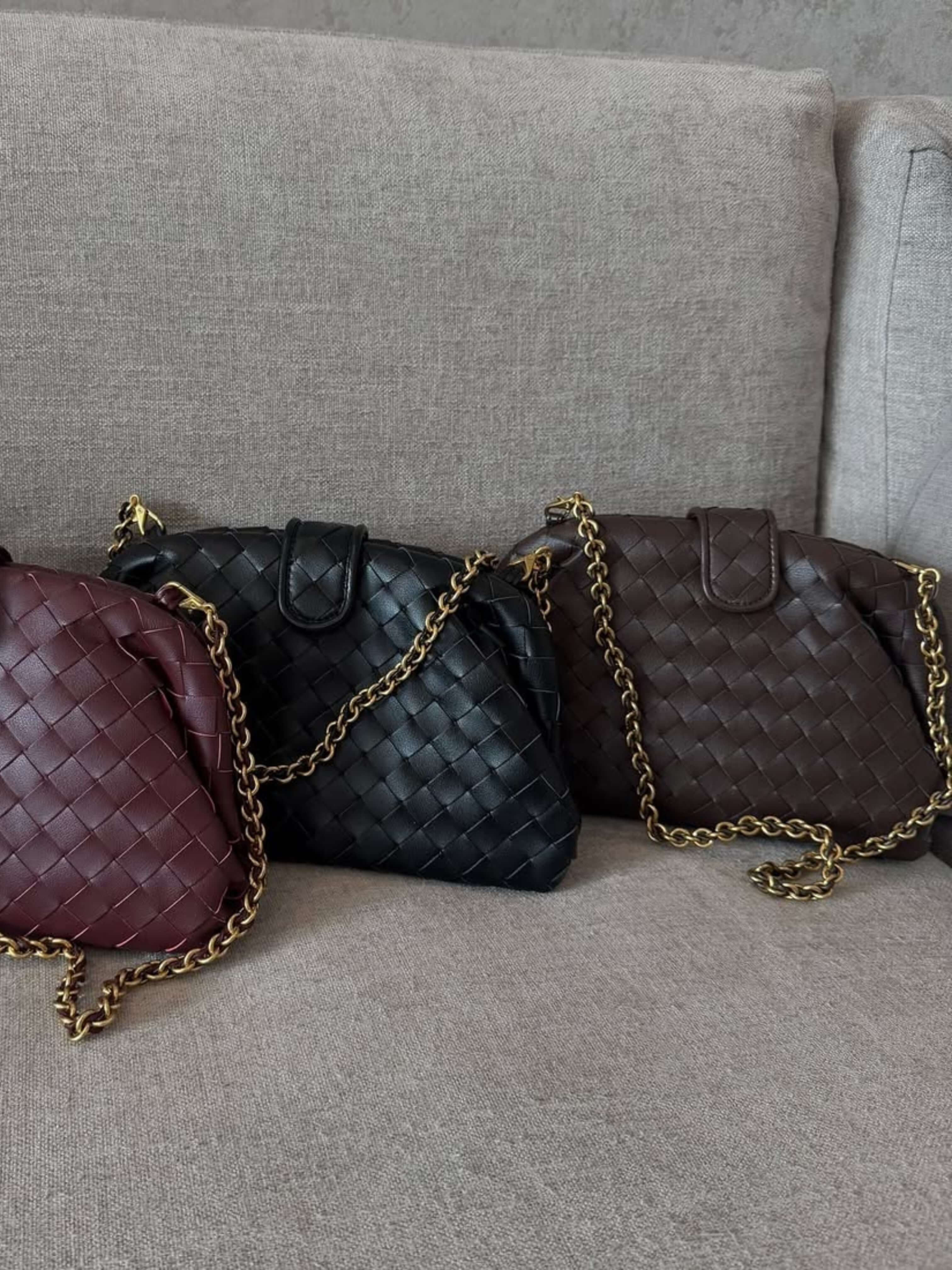 Meline Woven Chain Bag