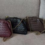 Meline Woven Chain Bag