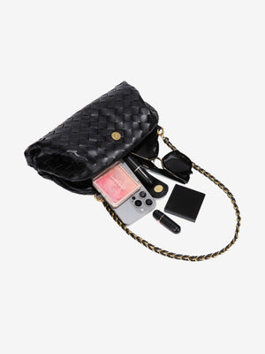 Meline Woven Chain Bag