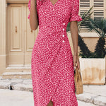 Sierra | Short Sleeve Floral Print Dress