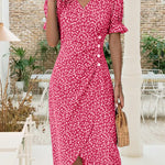 Sierra | Short Sleeve Floral Print Dress