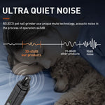 Electric Pet Nail Grinder With LED Light – Rechargeable Professional Dog & Cat Nail Clipper Grooming Tool