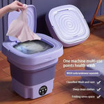 Portable Mini Washing Machine Washer Foldable Washer and Spin Dryer Small Travel