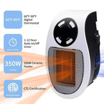 Portable Electric Heater – Wall-Mounted Warm Air Blower for Home