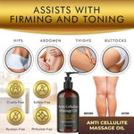 240ml Anti-Cellulite Massage Oil with Collagen & Stem Cells