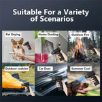 130000RPM Mini Electric Air Duster Rechargeable Portable Fan