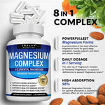 Magnesium Complex 1000mg 8 Elemental Magnesium Supplement