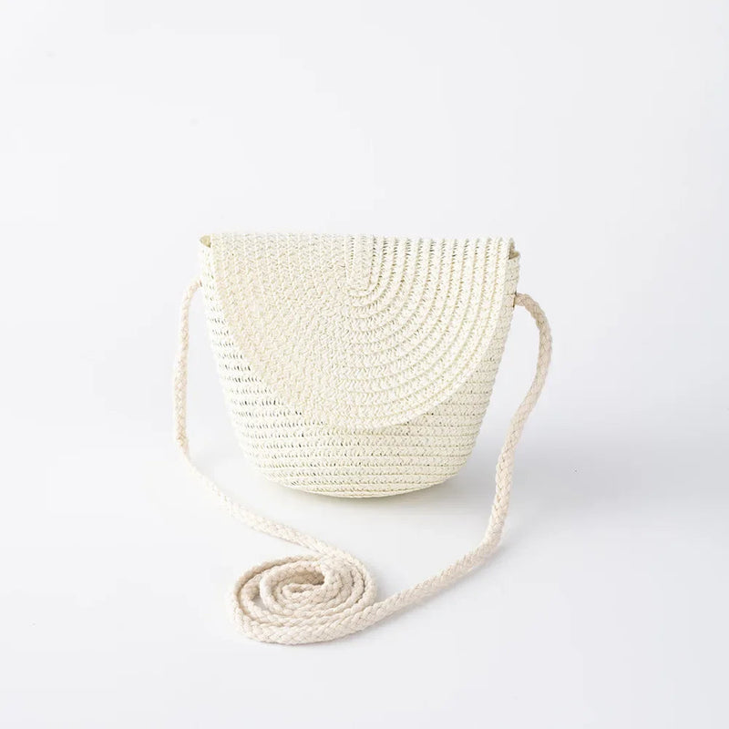 Bolsa De Praia Arabella Compra & Pronto Branco 18x15cm 