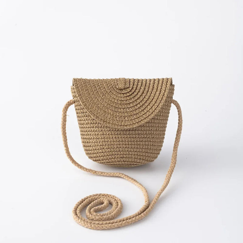 Bolsa De Praia Arabella Compra & Pronto Caqui 18x15cm 